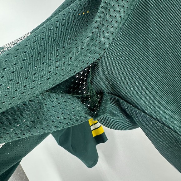 Green Bay Packers AJ Hawk #50 Reebok Mens Green Team Graphic V-Neck Jersey M - Picture 5 of 9